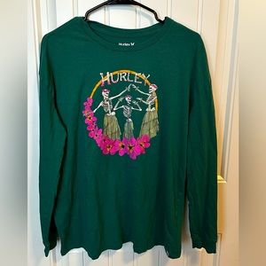 Green Hurley Long sleeve